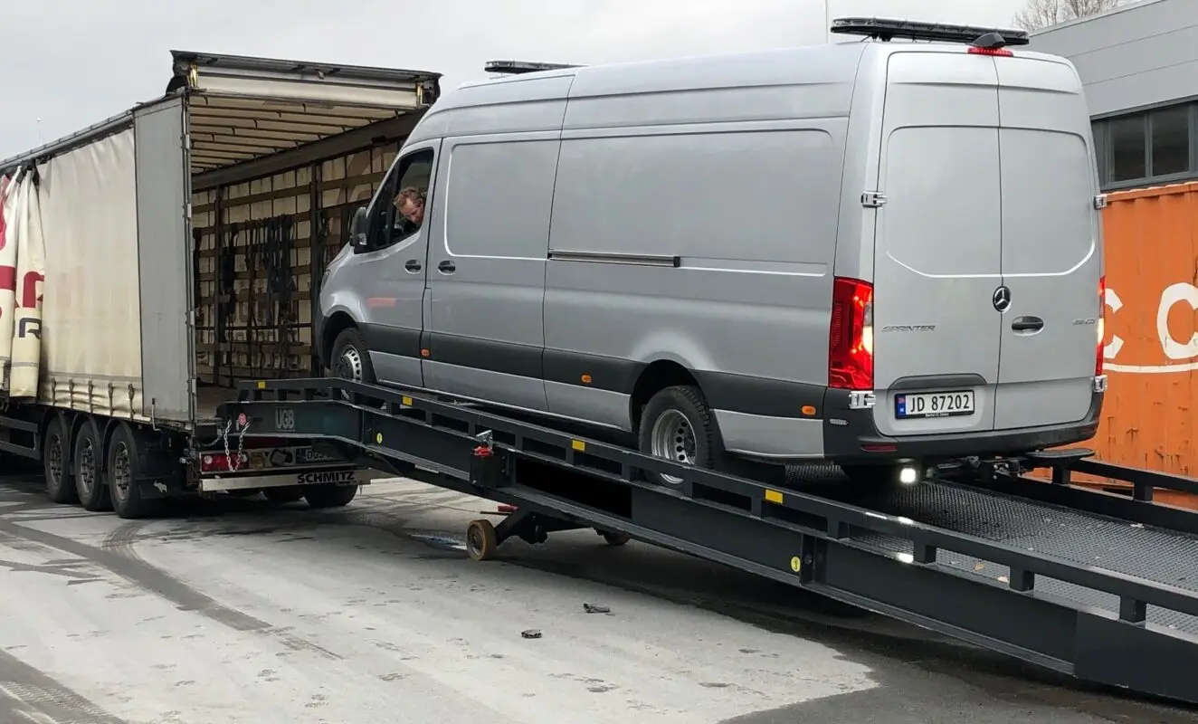 Mobil lasterampe
